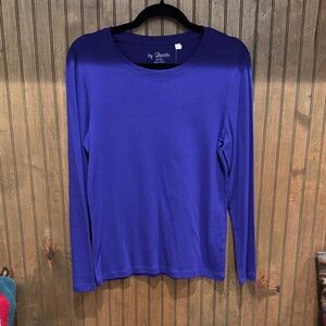 Chico's Rich Purple Long Sleeve Top